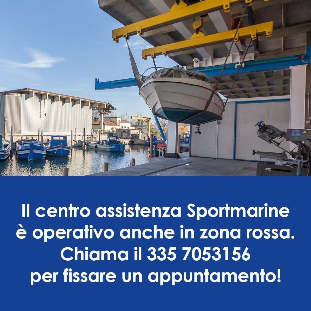 🚩 AVVISO AI NAVIGANTI 🚩

-> tagliandi motore
-> antivegetativa
-> controllo impianto elettrico

Sarà nostra cura darvi conferma con la data e l'orario dell'incontro, così da esibirla insieme all'autocertificazione nel caso di controlli da parte delle autorità.

#sportmarine #assistenza #zonarossa🛑 #operativi